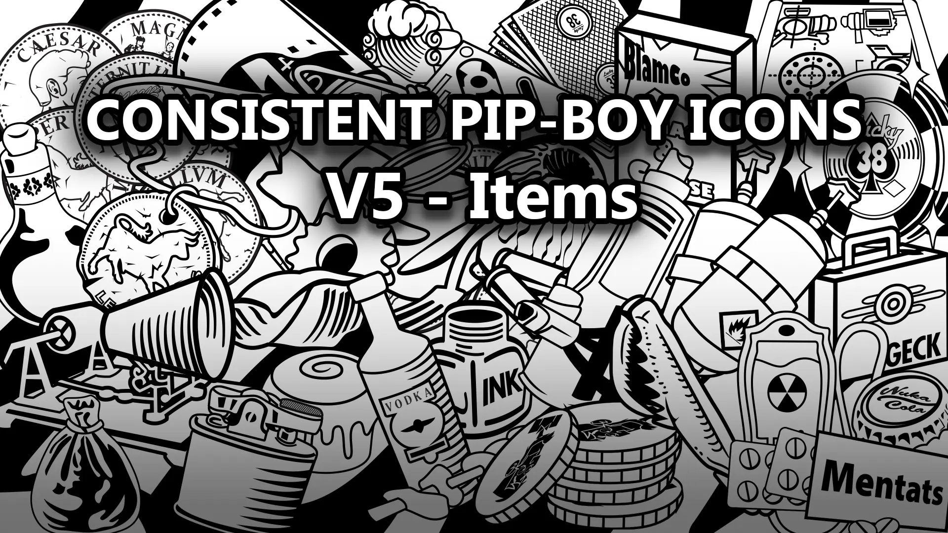 Consistent pip boy icons v5 items at fallout new vegas mods and