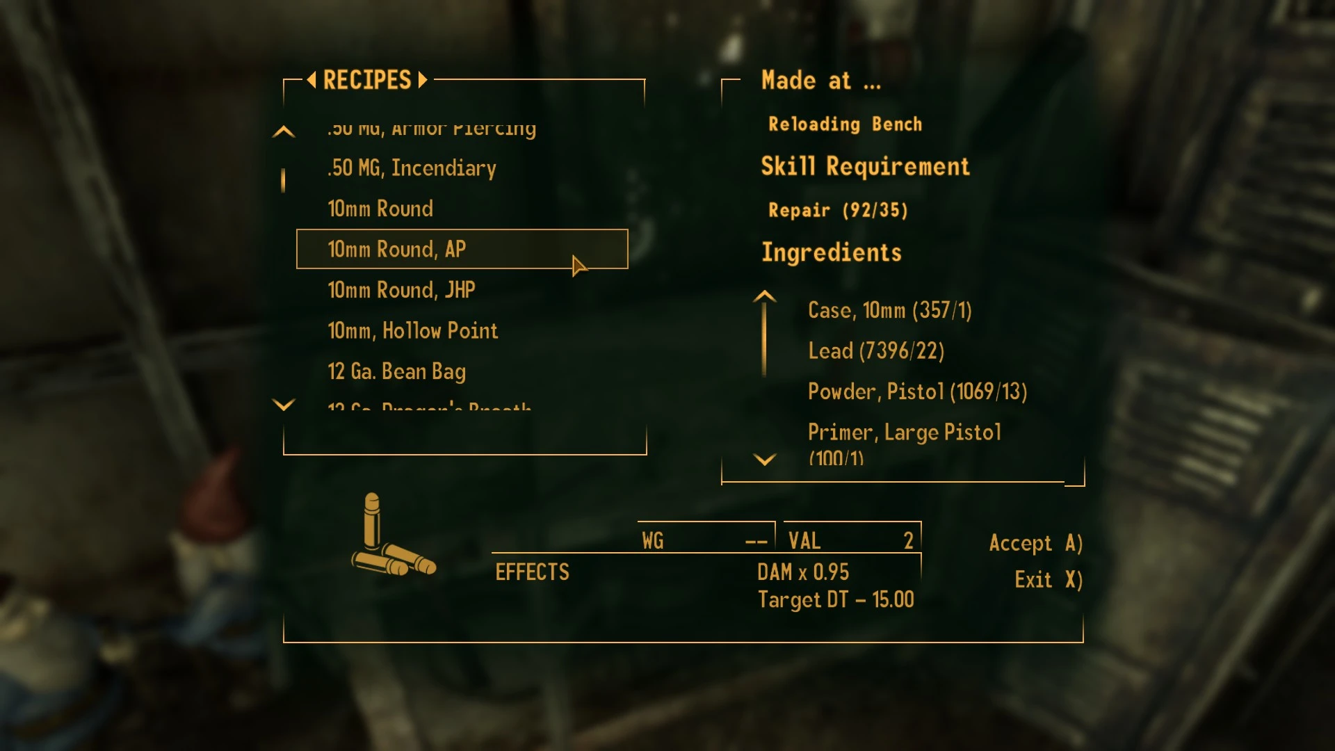 Another ttw missing recipe and ammo crafting overhaul mod at fallout