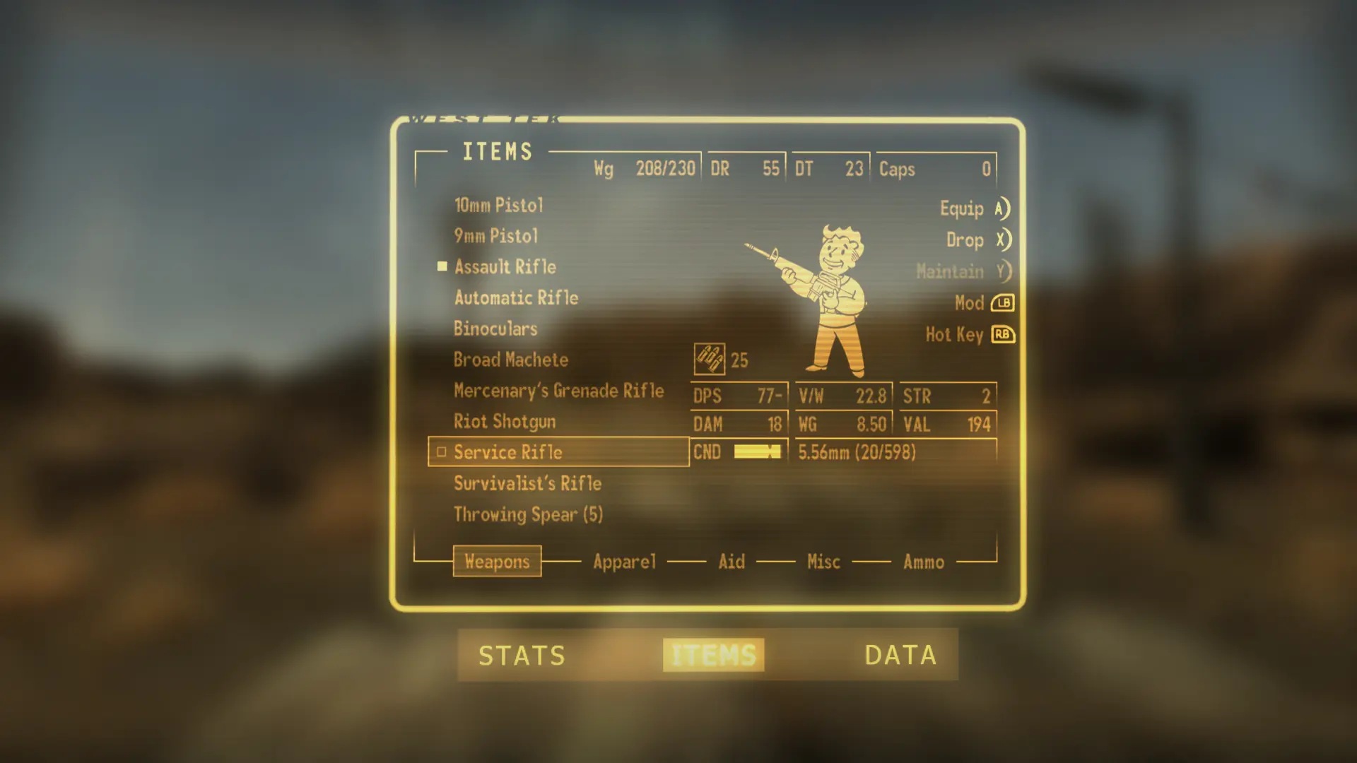 Hit Power Armor Pip Boy Anim At Fallout New Vegas Mods And Community