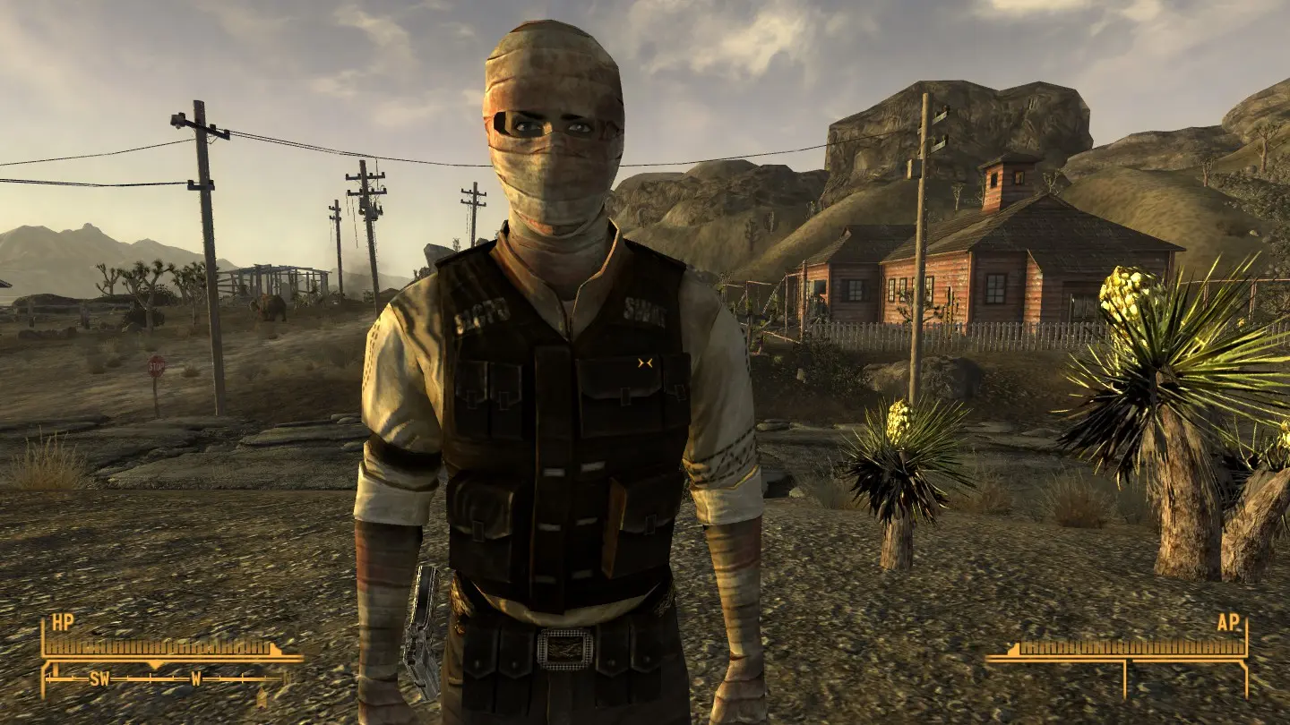 Joshua Graham dirtier bandages at Fallout New Vegas - mods and community