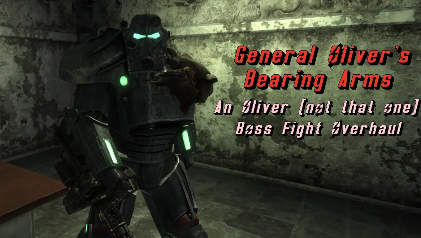 General Oliver's Bearing Arms - NCR Oliver Boss Fight Overhaul at ...