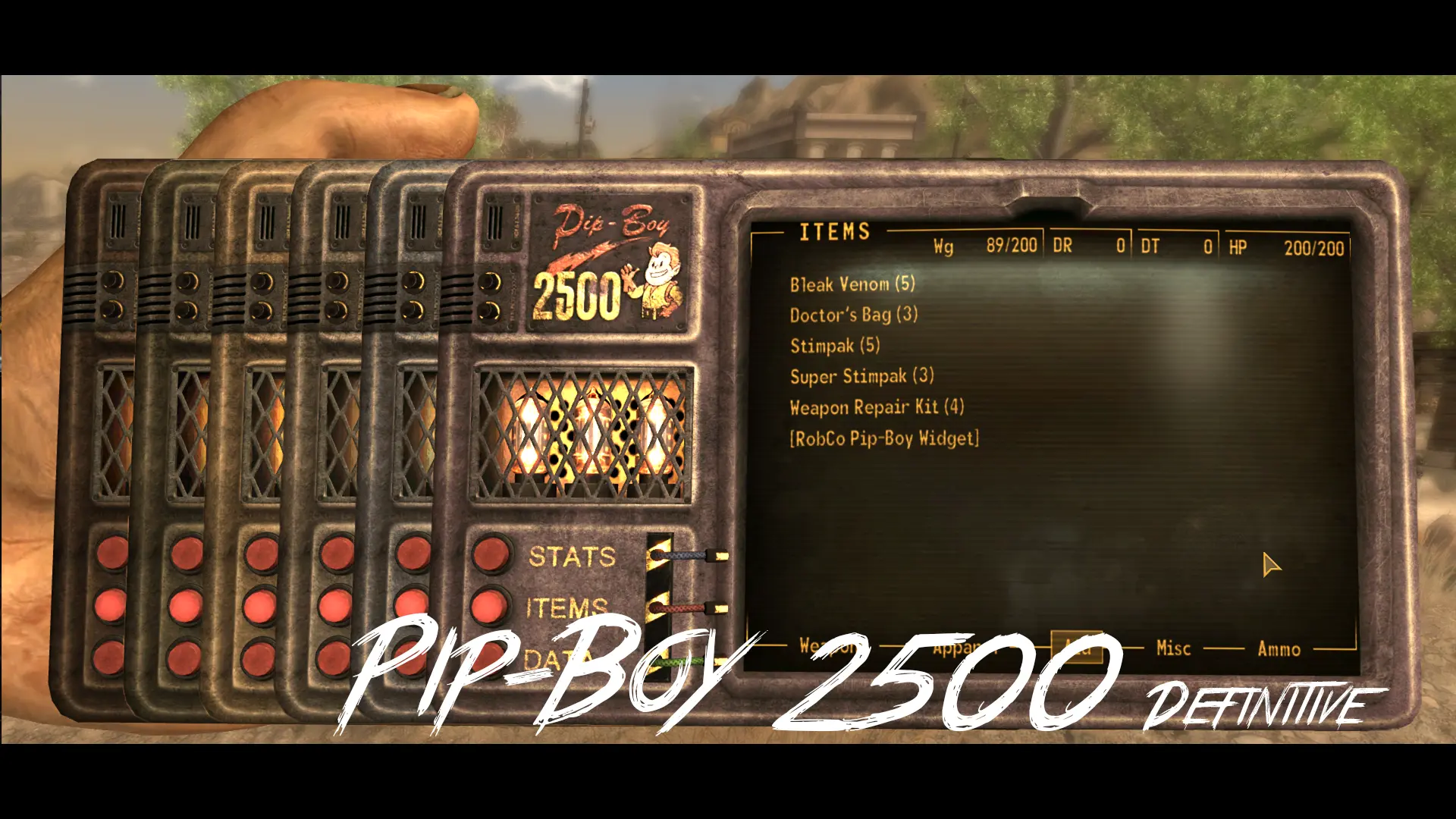 Pip-Boy 2500 DEFINITIVE - Textures and Glowing at Fallout New Vegas ...