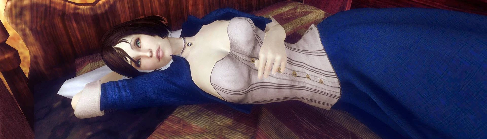 Bioshock Infinite's Elizabeth in Fallout: New Vegas Companion mod (link in  description) 