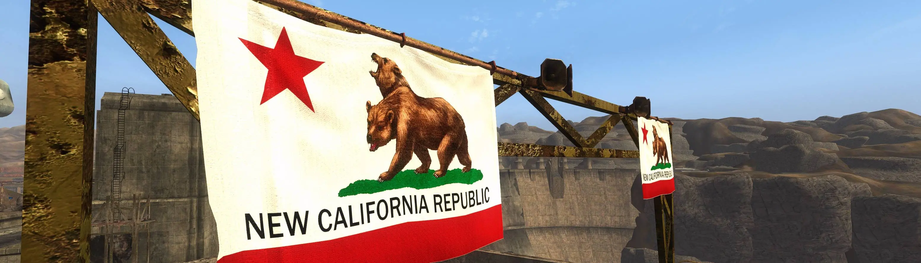 NCR Flag Retex at Fallout New Vegas