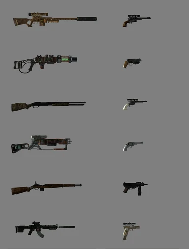 fallout new vegas weapon requirements