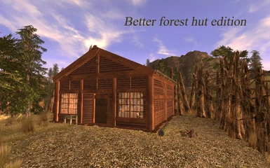 Better forest hut edition