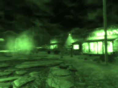 Night vision goggle effect