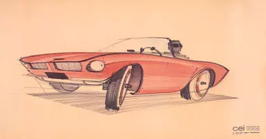 Sketch Studebaker Avanti