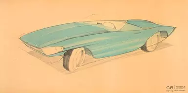 Sketch Studebaker Avanti