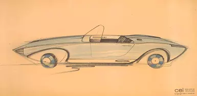 Sketch Studebaker Avanti