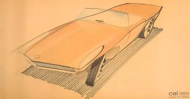 Sketch Studebaker Avanti