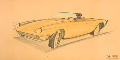 Sketch Studebaker Avanti