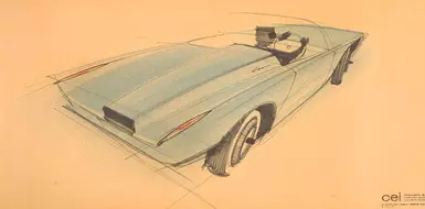 Sketch Studebaker Avanti