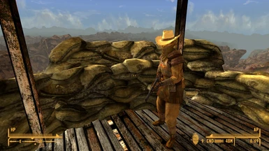 An NCR Trooper sporting a nice hat - with TGs Armor Collection Leveled List Script