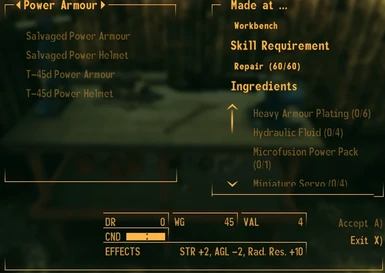 Crafting suits