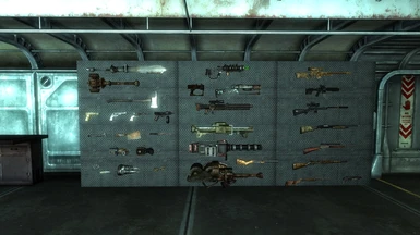 v3-0 Unique Weapons Wall