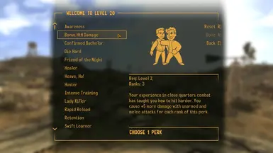 Fallout New Vegas 2 Perks Every Level 