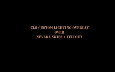 CLO over  Nevada Skies and Fellout GIF Slideshow
