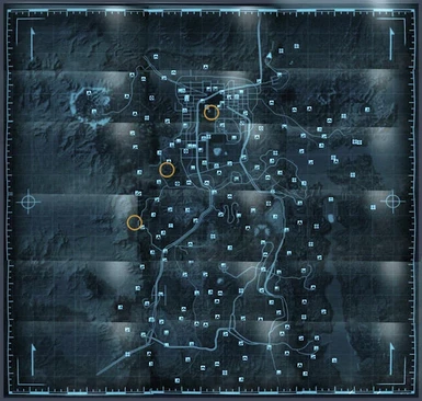 all possible locations