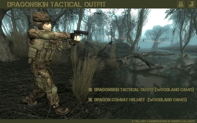 Dragonskin Tactical Outfit - Woodland