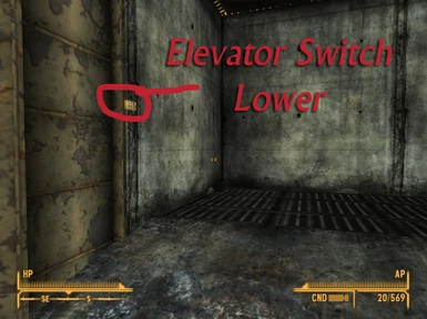 Elevator Switch Lower