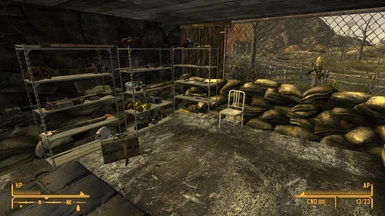 melee weapons and outdoor storage