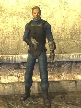 Armored Vault 34 Suit with 10mm pistol Reinforced