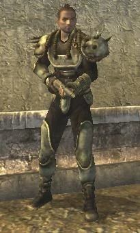 Light Metal Armor with Grenade Rifle Reinforced