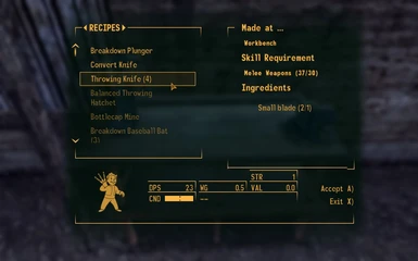 fallout new vegas throwing weapons mod