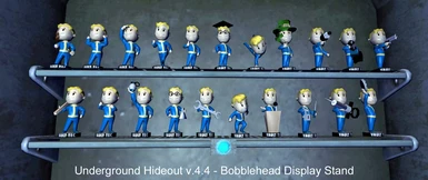 v-4-4 - Populated Bobblehead Display Stand
