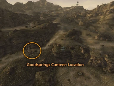 Goodsprings Canteen Location