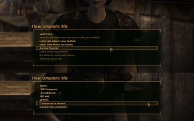 Ismet Companion file - FNV simple mods project for Fallout: New