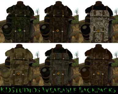 KDS Wearable Backpacks V3