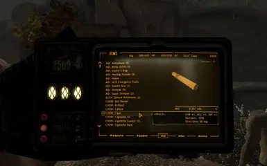 Pipboy Screen Cracked at Fallout New Vegas - mods and community