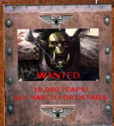 Ork Wanted Poster