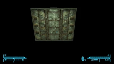 What it looks like when on the raised area in Vault 24 - Entrance heading back to sewers