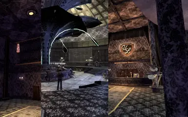 Ultraluxe Awnings and Fountain at Fallout New Vegas - mods and community