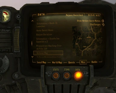 PipBoy Map Clue
