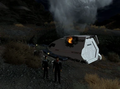 Crashed Shuttle
