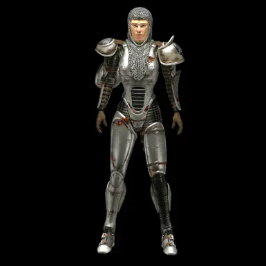 Metal Armor Female Concept Art Fallout Tactics