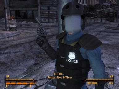 Riot Police on Patrol in Outer Freeside