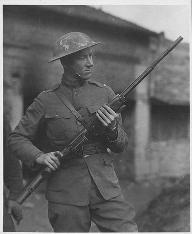 John Brownings son among the first units in WWI to use the BAR