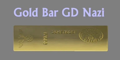 Gold GD Bar Nazi 2