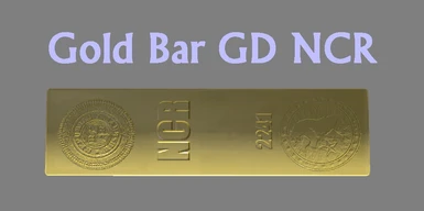 Gold GD Bar NCR 2