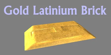 Gold Latinium Brick