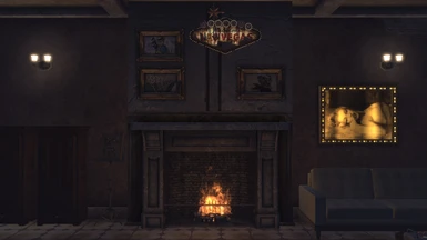 Player Bedroom - Fireplace