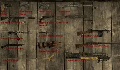 Weapons Pack By Silentarcher At Fallout New Vegas Mods And Community