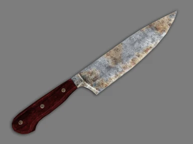 Rusty Knife Rendered