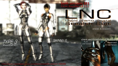 TYPE3 and SKINNY LNC StealthSuits NewVegas