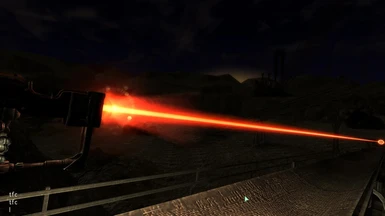 Laser Pistol beam